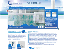 Tablet Screenshot of construgasaquecedores.com.br